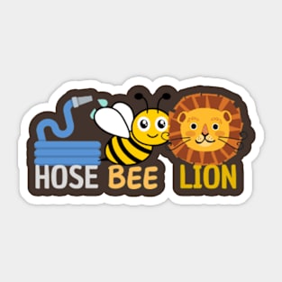 Funny Meme Hose Bee Lion Sticker